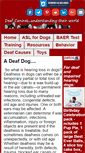 Mobile Screenshot of deafcanines.com